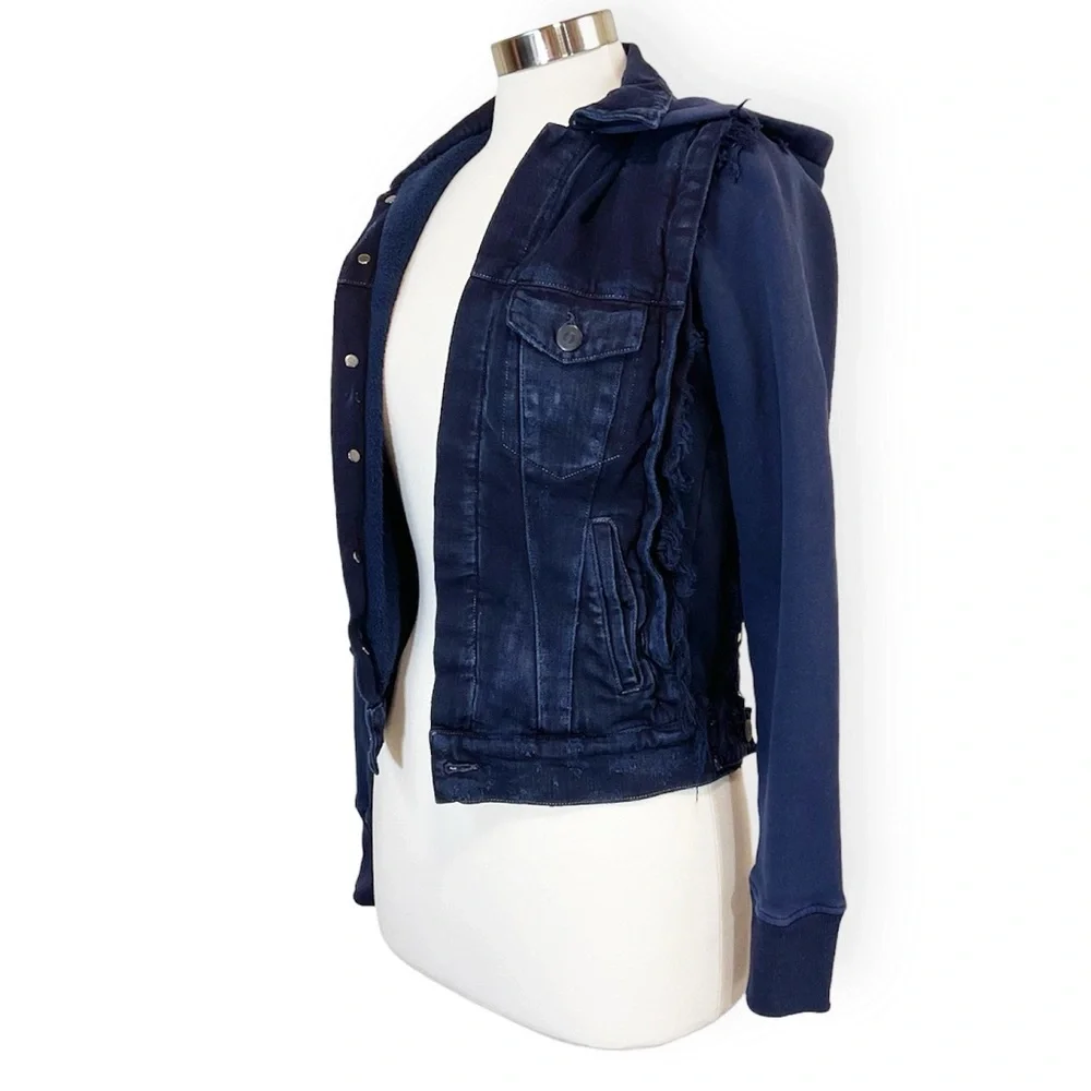 Citizens of Humanity Denim Hoodie Hybrid Jacket